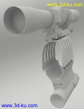 MMX-45ACP Pistol with Accessories模型的图片32