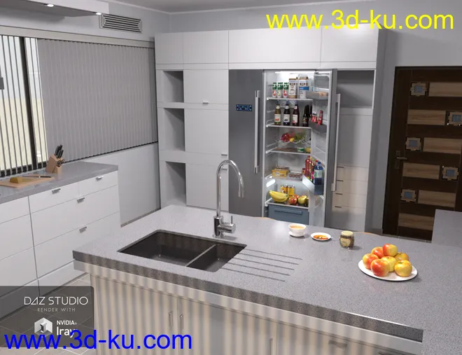 Modern House 2 Kitchen Food 2模型的图片7