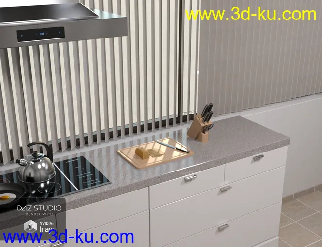 Modern House 2 Kitchen Food 2模型的图片9