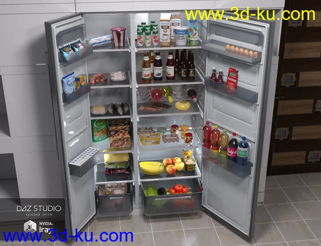 Modern House 2 Kitchen Food 2模型的图片11
