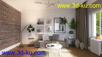 3D打印模型Modern Interior的图片