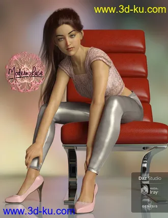 3D打印模型Modern Lace Casual Outfit for Genesis 8 Female(s)的图片