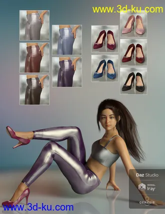 3D打印模型Modern Lace Casual Outfit for Genesis 8 Female(s)的图片