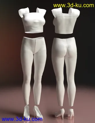 3D打印模型Modern Lace Casual Outfit for Genesis 8 Female(s)的图片