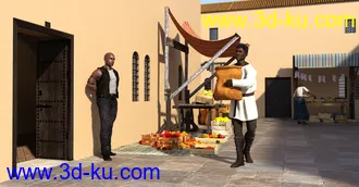 3D打印模型Modular Moroccan Building Set的图片