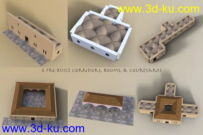 Modular Moroccan Building Set模型的图片12