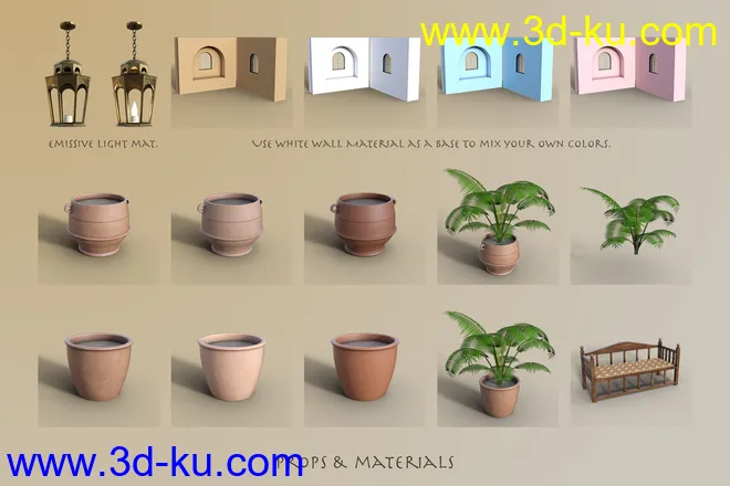 Modular Moroccan Building Set模型的图片14