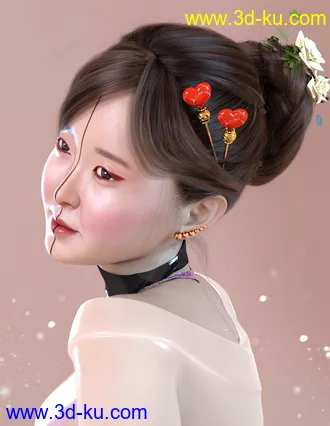 3D打印模型Momo for Genesis 8 Female的图片