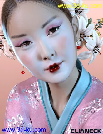 3D打印模型Momo for Genesis 8 Female的图片