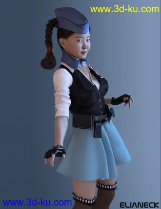 3D打印模型Momo for Genesis 8 Female的图片