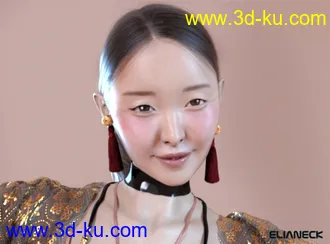 3D打印模型Momo for Genesis 8 Female的图片