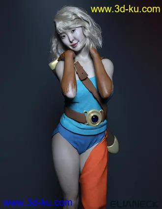 Momo for Genesis 8 Female模型的图片6