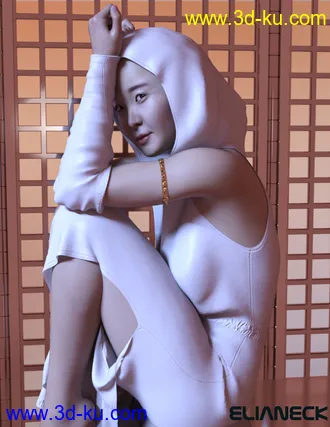 3D打印模型Momo for Genesis 8 Female的图片