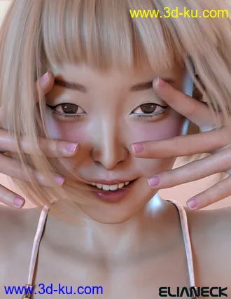 3D打印模型Momo for Genesis 8 Female的图片