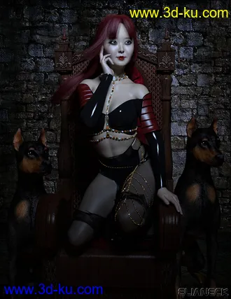 3D打印模型Momo for Genesis 8 Female的图片
