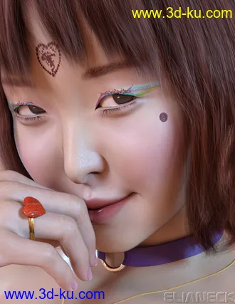 3D打印模型Momo for Genesis 8 Female的图片