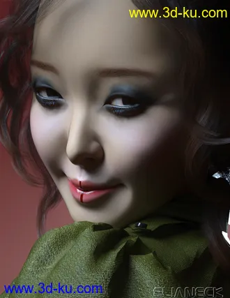 3D打印模型Momo for Genesis 8 Female的图片