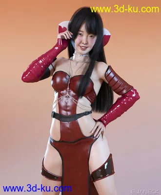 3D打印模型Momo for Genesis 8 Female的图片