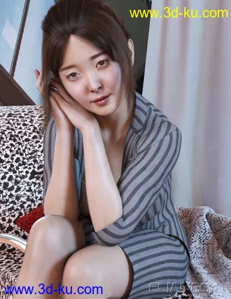 3D打印模型Momo for Genesis 8 Female的图片