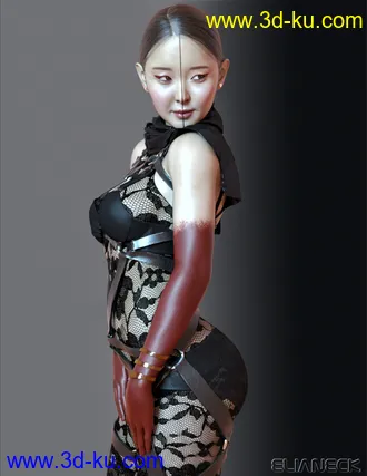 3D打印模型Momo for Genesis 8 Female的图片