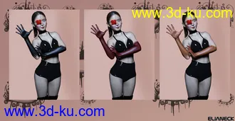 3D打印模型Momo for Genesis 8 Female的图片