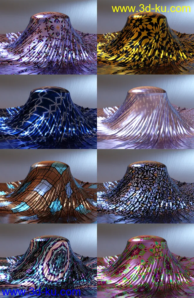 More Patterns Iray Shaders模型的图片2