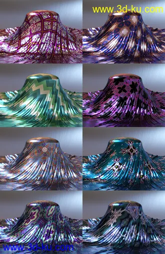 3D打印模型More Patterns Iray Shaders的图片