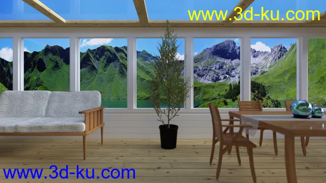 MountainScapes Backdrops Volume 3模型的图片3