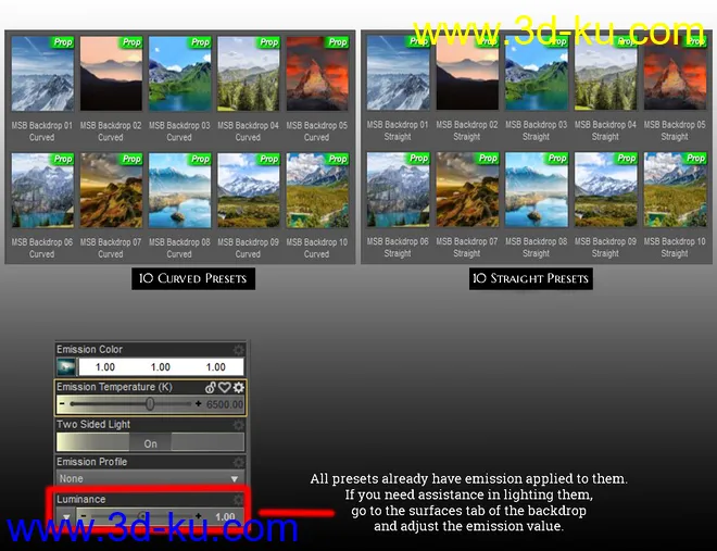 MountainScapes Backdrops Volume 3模型的图片7