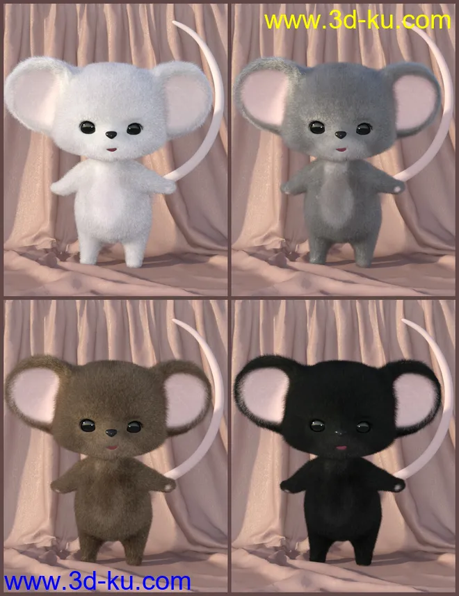 Mousie for Ping the Ringtail模型的图片4