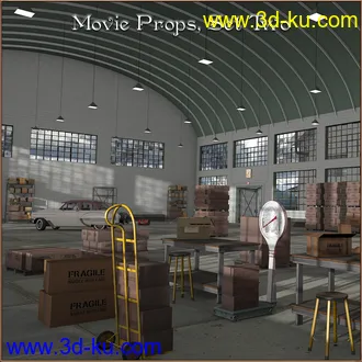 3D打印模型Movie Props, Set 02的图片