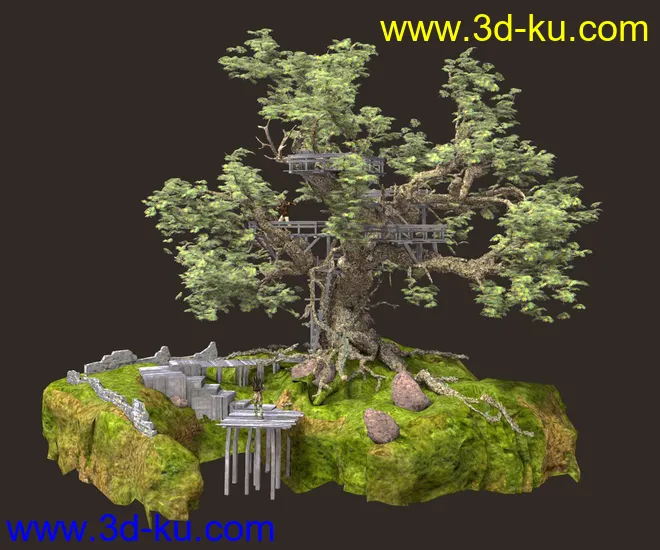 MS14 Lookout Post Poser模型的图片1