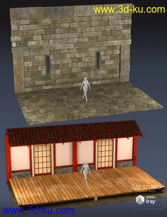 3D打印模型Muelsfell Heroic Studio Backdrops with Iray Presets的图片