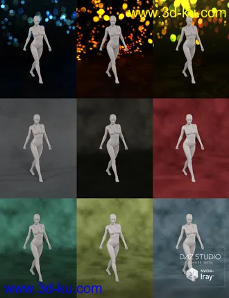 3D打印模型Muelsfell Heroic Studio Backdrops with Iray Presets的图片