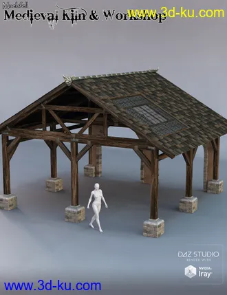 3D打印模型Muelsfell Modular Medieval Kiln & Workshop的图片