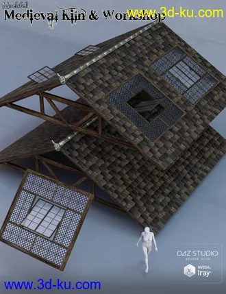 3D打印模型Muelsfell Modular Medieval Kiln & Workshop的图片