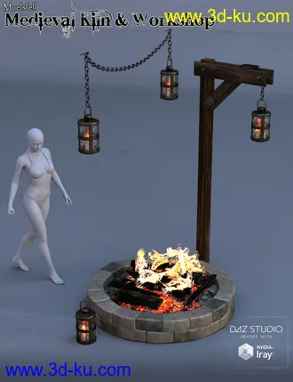 3D打印模型Muelsfell Modular Medieval Kiln & Workshop的图片