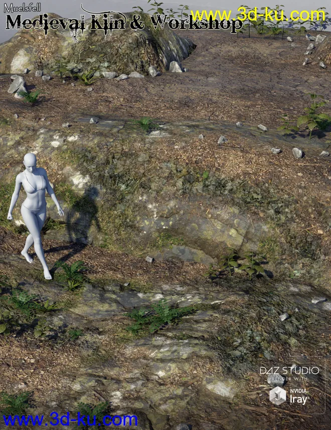 Muelsfell Modular Medieval Kiln & Workshop模型的图片10