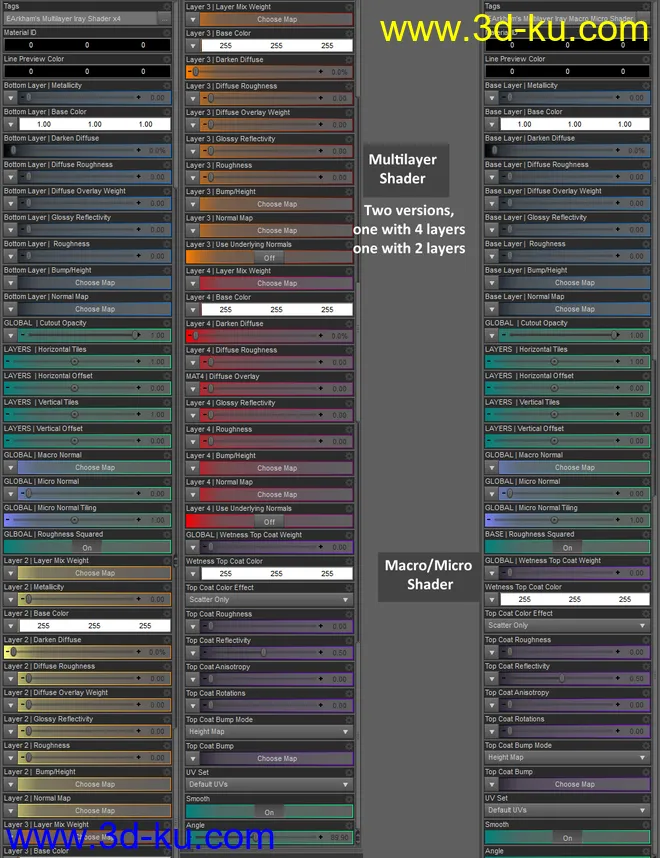 Muelsfell Multilayer Iray Terrain Shader模型的图片7