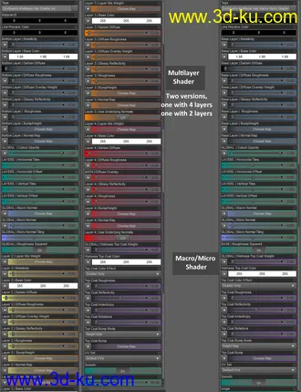 3D打印模型Muelsfell Multilayer Iray Terrain Shader的图片