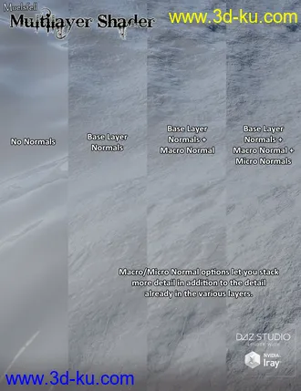 3D打印模型Muelsfell Multilayer Iray Terrain Shader的图片