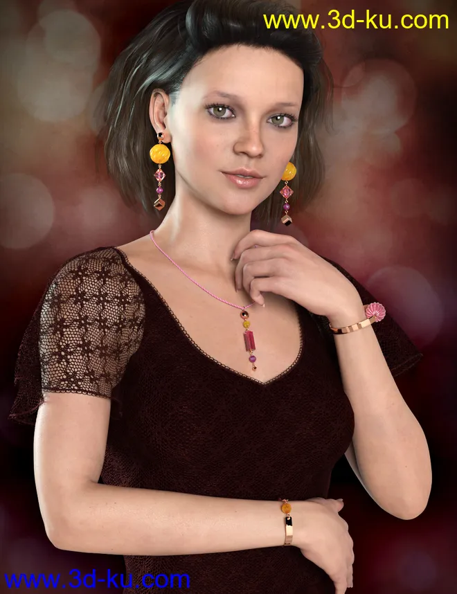 Multi-style Jewelry for Genesis 8 Female(s)模型的图片2