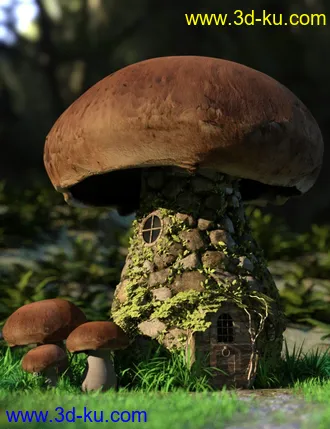 3D打印模型Mushroom House的图片