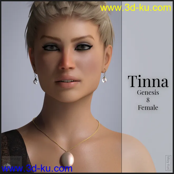 MYKT Tinna for Genesis 8 Female模型的图片1