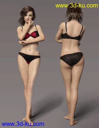 3D打印模型Mylene HD for Genesis 8 Female的图片