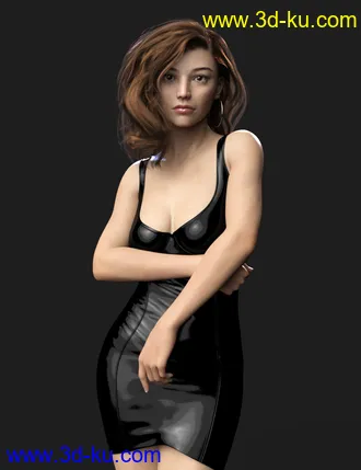 3D打印模型Mylene HD for Genesis 8 Female的图片