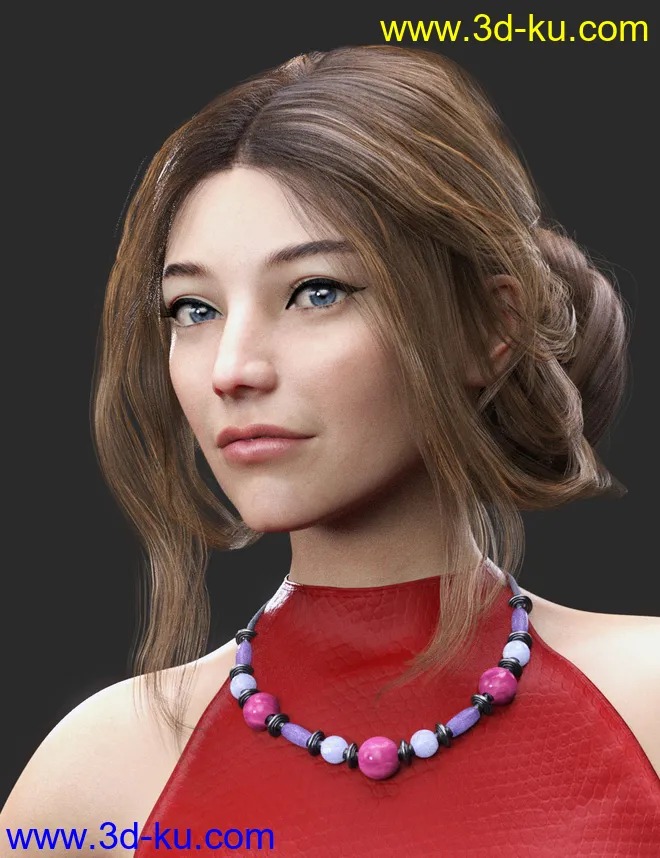 Mylene HD for Genesis 8 Female模型的图片8
