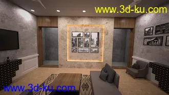 3D打印模型Neat Living Room的图片