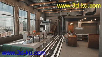 3D打印模型New Brooklyn Apartment的图片