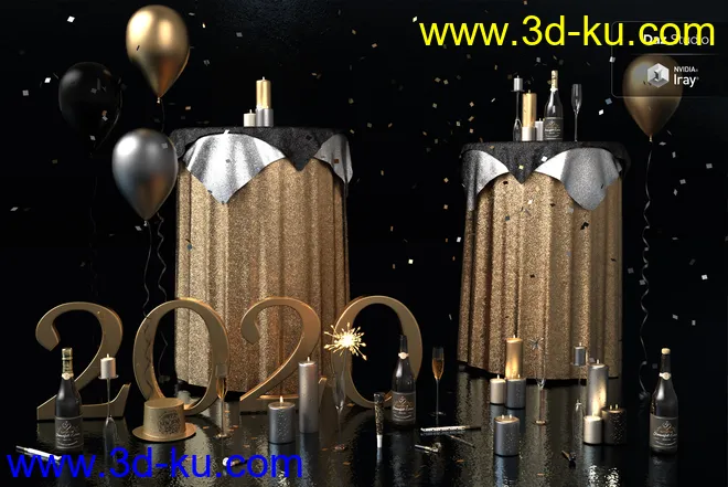 New Years Celebration模型的图片4